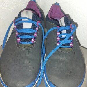 Women's Nike Athletic Shoes Size 10 Multi Color Lace Up Sparkle Nike Swoosh GUC